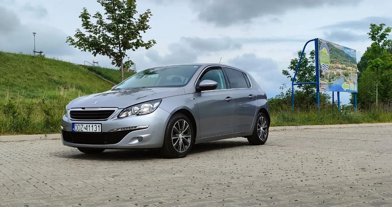 Peugeot 308 cena 28990 przebieg: 163200, rok produkcji 2015 z Kazimierza Wielka małe 326